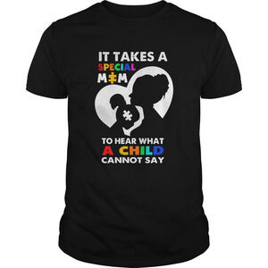 Autism It Takes A Special Mom To Heart What A Child Cannot Say Shirt